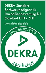 Dekra zertifizierter Sachverständiger für Immobilienbewertung D1